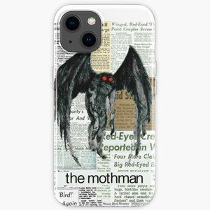 mothman newspaper articles iPhone Case